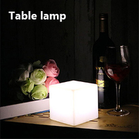 Chaise Cube à LED sans fil pour adulte, siège lumineux de 16 pouces, 16 couleurs RGB, décoration pour fête de jardin à domicile