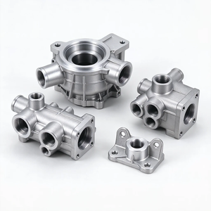 Pièces de fonderie sous pression en aluminium sur mesure, boîtier de pompe en alliage moulé sous haute pression, boîtier de fonderie OEM pour l'automobile - Product Image 3