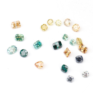 Precio de fábrica al por mayor chino 11 colores negro moissanita piedras sueltas forma elegante 0,8mm-26mm VVS moissanita diamante - Product Image 2