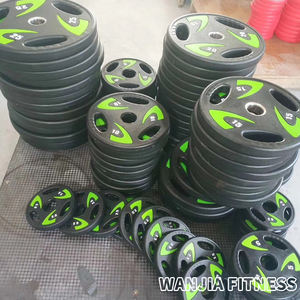 Haltères en polyuréthane Dezhou Fitness Gym, spécifications et couleurs, équipement de fitness, 2,5-25 kg, acheter en ligne - Product Image 4