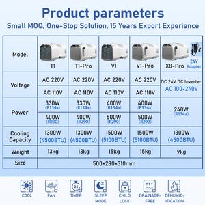 Climatisation <span class=keywords><strong>mobile</strong></span> 12V 24V CC certifiée FCC, alimentée par véhicule, climatisation <span class=keywords><strong>portable</strong></span> pour les voyages en voiture, les camping-cars - Product Image 5