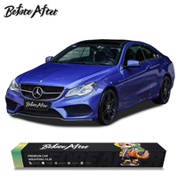 Haute qualité 1.52*17m vinyle PET liquide métal glacial givre PVC brillant voiture Wrap vinyle autocollant couleur PPF emballage voiture Films