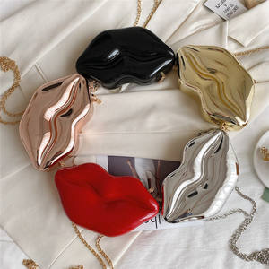 <span class=keywords><strong>Sac</strong></span> à lèvres volumineux et amusant, nouveau design européen et américain, <span class=keywords><strong>sac</strong></span> à dîner avec chaîne, chaîne scintillante, <span class=keywords><strong>sac</strong></span> à bandoulière pour rouge à lèvres - Product Image 2