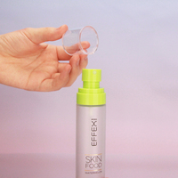 Emballage de parfum, flacon en plastique pour vaporisateur de 100 ml, flacon en plastique avec cylindre en PET