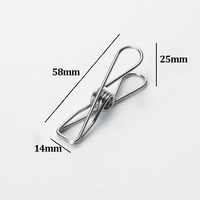 Pinzas de Ropa de Acero Inoxidable, Resistentes al Viento, Pinzas Metálicas para Ropa, con Agarre Fuerte, para Secar Mantas, Toallas y Ropa de Cama
