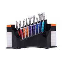 Kit d'outils de réparation de lunettes en gros avec poignée en caoutchouc antidérapante, pince et tournevis anti-transpiration pour magasin d'optique/clinique