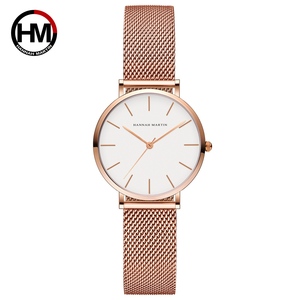 2025 élégant femmes Simple luxe cadran personnalisé <span class=keywords><strong>montre</strong></span> à Quartz <span class=keywords><strong>or</strong></span> Rose boîtier en métal japon mouvement mode Bracelet dames <span class=keywords><strong>montre</strong></span> - Product Image 1