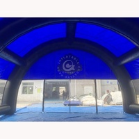 Structure de tunnel gonflable commerciale, tente de paintball gonflable portable, bunker gonflable pour le jeu de tir au paintball