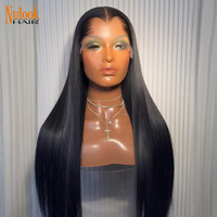 Pelucas de Cabello Humano Preformadas Personalizadas con Línea de Cabello Natural Pre-arrancada M Lagos y Puntas Naturales para Mujeres Negras