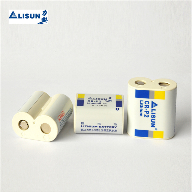 Factory Price Blister Card CR-P2 1500mAh 6V Cylindrical Lithium Primary Battery for Camera Toy Monitoring Intelligent Closestool