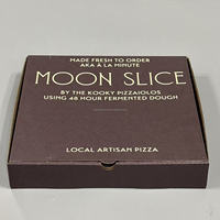 Yason PSH001 13x13 Carton de restauration en kraft mat ondulé avec poignée, fermeture magnétique, matériaux recyclés, logo personnalisé pour pizza