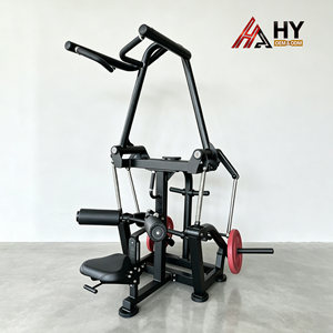 Machine à tractions larges à charge libre de qualité professionnelle avec broches de suspension pour l'entraînement des pectoraux majeurs et des muscles du haut du dos - Product Image 1