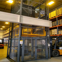 500kg Elektrischer Lastenaufzug Hydraulischer Führungsschienen-Lastenaufzug für Lager und Fabrik Materialhandhabung und Transport