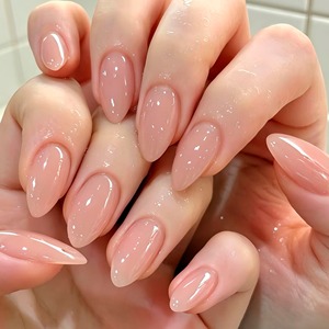 <span class=keywords><strong>Uñas</strong></span> Postizas Acrílicas con Lentejuelas Rosadas, 24 Piezas, Disponibles en Stock 4373, Venta al Por Mayor, <span class=keywords><strong>Uñas</strong></span> Artificiales, <span class=keywords><strong>Uñas</strong></span> Postizas de Caramelo - Product Image 2
