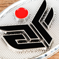 Emblèmes de voiture bombés exquis en époxy transparent, résistants à la décoloration, badges logo, autocollants pour portes latérales de fourgonnette
