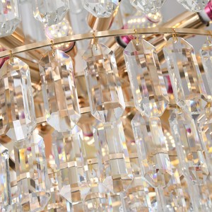 Luxury Custom K9 Crystal <strong>Chandelier</strong> Pendant Light 75cm Diameter 21pcs E14 Sockets Living Room Villa Hotel Decorative - Product Image 5