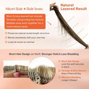 Extensions de cheveux naturels Remy Sunny à clipser, 20 pouces, 120g, <span class=keywords><strong>blond</strong></span> <span class=keywords><strong>doré</strong></span> foncé avec mèches <span class=keywords><strong>blond</strong></span> <span class=keywords><strong>clair</strong></span> pour femmes - Product Image 4