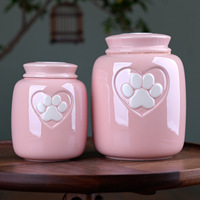 Urna Funeraria para Mascotas, Creativa, de Cerámica, Hermética, Impermeable, para Perros y Gatos, Ecológica, Conmemorativa, en Forma de Lágrima