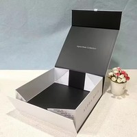Boîte d'emballage personnalisée de luxe pour parfum/bougie/soins de la peau/cosmétiques/produits, boîte cadeau en carton avec aimant magnétique, inserts en mousse EVA