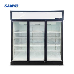 Ticari cam kapi dik buzdolabı dikey içme şişesi ekran soğutucu - Product Image 3