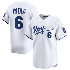 2025堪萨斯城家居有限公司白色棒球衫男士定制加大码服装，配有刺绣制服和标志 - Product Image 2