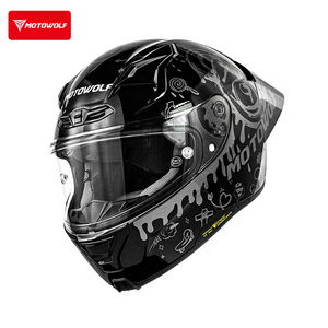 Nuevo <span class=keywords><strong>Casco</strong></span> de Motocicleta Motowolf, <span class=keywords><strong>Casco</strong></span> Integral Resistente a Caídas e Impactos - Product Image 5