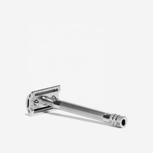 Maquinilla de afeitar de seguridad de latón resistente de doble filo para uso facial - Product Image 2