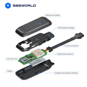 Seewworld Pelacak GPS Mini, Chip Pelacak GPS, Pencari Lokasi Tersembunyi dengan Aplikasi Waktu Nyata
