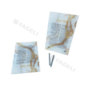 Carte de Simanim de Rosh Hashanah artisanale haut de gamme sur pied - Product Image 3
