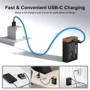 USB-C LP-E17 Kingma แบตเตอรี่แบบชาร์จไฟได้7.4V 950mAh สำหรับกล้องแคนนอนพร้อมสายชาร์จและกล่องเก็บ - Product Image 4