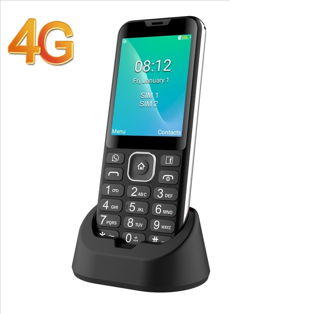 Unlocked OEM 4g Keypad Dual Sim Mobile Phone with SOS Elderly Cell Phone