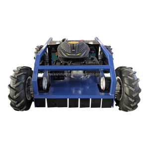 Умный Интеллектуальный гусеничный газонокосилка с дистанционным управлением перезаряжаемая электрическая газонокосилка с расширенной режущей травяной коробкой - Product Image 6