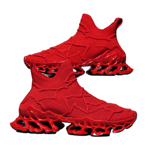 Nouvelle tendance de la mode Chaussures de sport respirantes en maille rembourrées pour femmes Chaussures de course de basketball pour toutes les saisons - Product Image 1