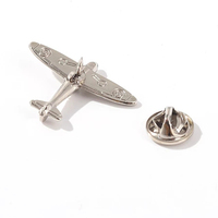 Nouvelle conception, prix équitable : Broche en métal motif ailes d'avion dorées, badge de col, broche d'avion, badges de revers