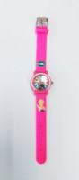 Montre à quartz 3D mignonne et élégante pour filles, accessoire en silicone tendance pour enfants, boîtier en PC