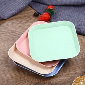 Piatti Quadrati Piccoli Classici in Plastica JUXINDA e Mini Piatti da Portata per Feste |   Utensili da cucina durevoli per condimenti e snack - Product Image 3