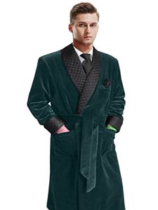 <span class=keywords><strong>Veste</strong></span> longue <span class=keywords><strong>de</strong></span> smoking pour <span class=keywords><strong>homme</strong></span> avec ceinture, robe <span class=keywords><strong>de</strong></span> smoking en velours, col châle, robe <span class=keywords><strong>de</strong></span> chambre matelassée - Product Image 5