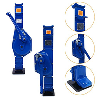 Cric à pignon et crémaillère en acier robuste de haute qualité 5T 10T 16T 20T, cric mécanique manuel, garantie 12 mois