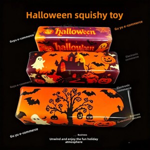 Nuevos Squishies de Calabaza Fantasma de Halloween - PU de Rebote Lento, Extra Pegajosos, Famosos en Internet, Más Vendidos, Unisex, Para Todas las Edades, Alivio del Estrés - Product Image 2