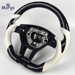 Volante da Corsa in Fibra di Carbonio Forgiata per Interni Auto <span class=keywords><strong>Mercedes</strong></span>-Benz AMG C-CLASS C300 C63 E-CLASS E350 E63 Personalizzabile - Product Image 6