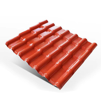 Tuile de toiture en résine synthétique ondulée ASA+PVC, design espagnol, 12 couleurs durables, pour la construction de maisons et d'hôtels - Marque YQS, garantie 5 ans