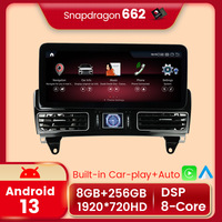 Autoradio Android 12,3 pouces avec CarPlay sans fil, écran tactile, 4G WiFi, pour Mercedes Benz ML GL 2012-2015