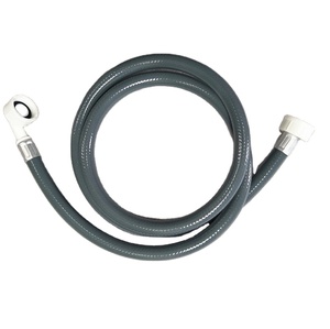 Mangueras <span class=keywords><strong>para</strong></span> <span class=keywords><strong>lavadora</strong></span> Suministro de agua fría y caliente de <span class=keywords><strong>goma</strong></span> negra A prueba de ráfagas largas 3/4 "FHT3/4" FHT - Product Image 2