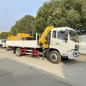 รถบรรทุกตงเฟิง 4x2 8 ตัน พร้อมเครนแขนพับได้ รถบรรทุกติดเครนสำหรับขาย - Product Image 6