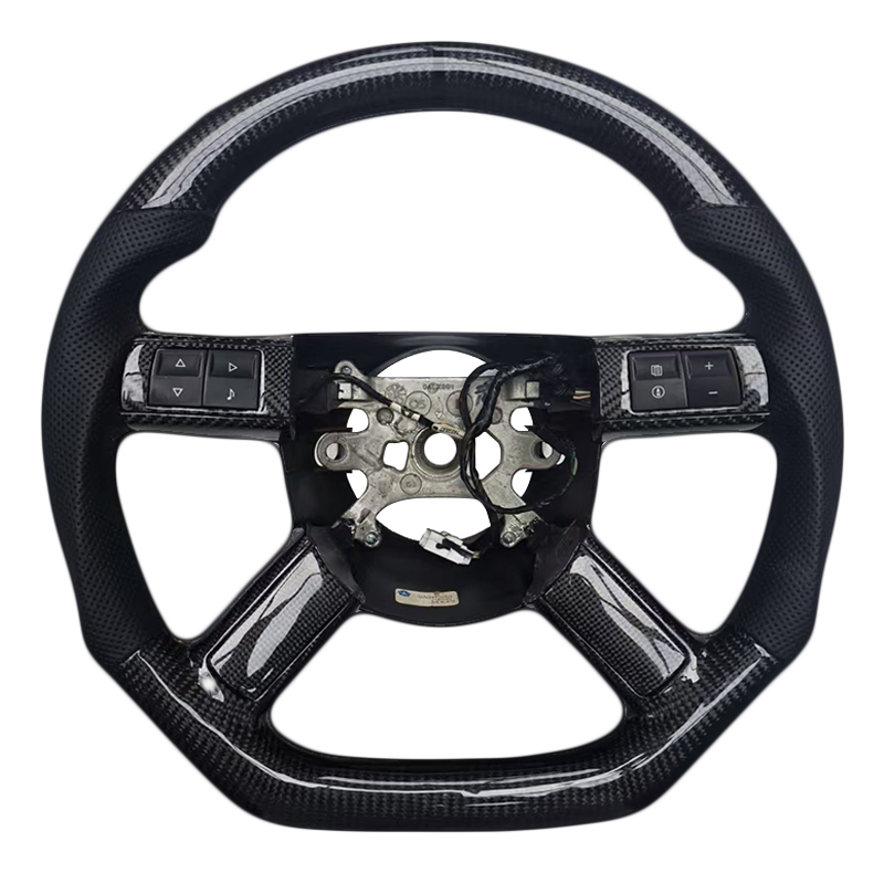 Perforated Leather+Carbon Fiber+black Stripe