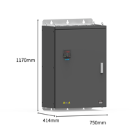 Variador de Frecuencia EC6000 Trifásico 380V 280kW, Inversor de Frecuencia AC, VSD, VFD