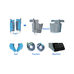 Healthpal Pneumatic Medical Grade <strong>Shorts</strong> Pressotherapy Wireless air Leg Compression Boots Recovery - Product Image 6