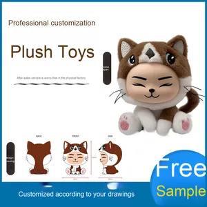 Portachiavi Personalizzati della Custom Stuffed Toy Company, Bambole di Peluche Super Morbide su Misura, Mascotte in Cotone PP Ricamate con il Logo dell'Azienda - Product Image 5