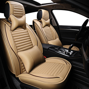 Fundas de Asiento de Coche de Cuero, Juego Completo Universal, Impermeables, Accesorios Interiores para Toyota Wildlander - Product Image 3