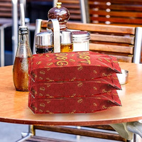 Emballage de nourriture pour hot-dog sulfurisé Sacs en papier kraft doublés de papier d'aluminium Sacs de livraison de fast-food